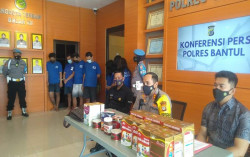 7 Pencuri Spesialis Swalayan Ditangkap di Bantul