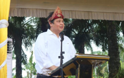 Airlangga Diminta Jadi Presiden Saat Serap Aspirasi dan Sapa Warga