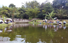 UGM Ajak Jurnalis Mancing Bareng di Kolam PIAT UGM