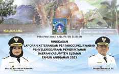 Ringkasan Laporan Keterangan Pertanggungjawaban Penyelenggaraan Pemerintah daerah Kabupaten Sleman Tahun Anggaran 2021