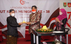 HUT Ke-38 Kota Mungkid, Bupati Berharap Pandemi Turun Jadi Endemi
