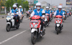 Meriahkan Sidang Transisi Energi G20, Kementerian ESDM dan PLN Gelar Parade Motor Listrik