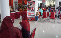 PDI Perjuangan DIY Gelar Vaksin Booster untuk 600 Orang
