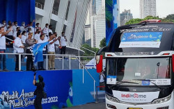 Telkom Berangkatkan Pemudik ke 39 Kota Tujuan di Pulau Jawa