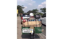 Jalanan Menuju Jogja Merayap, Aksi Tukang Bensin Ini Tuai Pujian