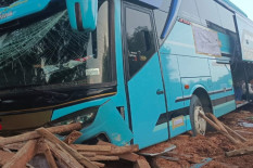 Piknik ke Pantai Gunungkidul, Bus Wisata dari Majalengka Nyungsep di JJLS