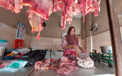 Pedagang Daging di Kulonprogo Jualannya Turun, Imbas PMK?
