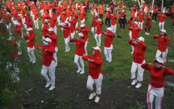 Hari Kebangkitan Nasional, PDIP DIY Gelar Senam Indonesia Cinta Tanah Air