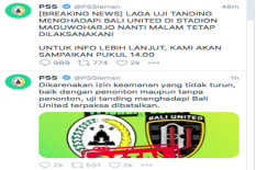 Sempat Dinyatakan Batal, PSS Sleman VS Bali United Tetap Digelar, Tapi …