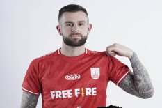 Sudah Pamit dari PSS Sleman, Aaron Evans Gabung Persis Solo 
