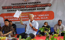 Pemprov Jateng Resmikan Koperasi Warga Terdampak Bendungan di Kepil Wonosobo