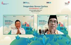 TelkomGroup Salurkan Lebih dari 900 Ekor Hewan Kurban pada Hari Raya Iduladha 1443 H