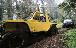 Offroad Lereng Gunung Slamet Tawarkan Keseruan