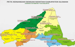 Kocak! Beredar Peta Kenangan dengan Mantan Kabupaten Sleman, Isinya Bikin Ngakak