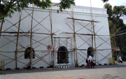 Dinas Kebudayaan DIY Memugar Ikon Kawasan Sumbu Filosofi