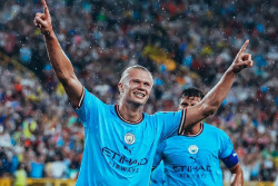 Gacor! Haaland Langsung Cetak Gol untuk City di Laga Debut