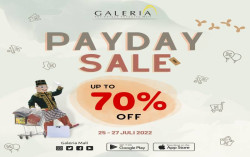 Rayakan Tanggal Gajian di Payday Sale Galeria Mal