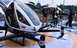 EHang 216 Uji Terbang di PEVS 2022, Dianggap Sejarah Bagi Indonesia