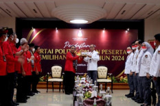 Ini Datar Partai Politik yang sudah Daftar Pemilu 2024 ke KPU