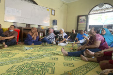Pedagang Pasar Ngasem Full Senyum Saat Penyuluhan Laporan Keuangan