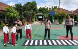 Polres Bantul Ajarkan Anak Tertib Lalu Lintas Sejak Dini