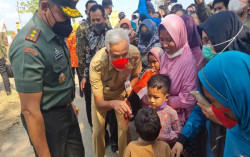 Bocah Cilik Muhammad Jafran Multazam Panggil Nama Ganjar Pranowo Berulangkali 
