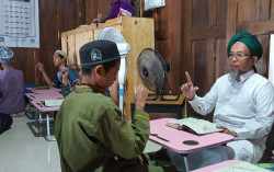 Unik! di Pondok Pesantren ini, Santri Mengaji Pakai Bahasa Isyarat