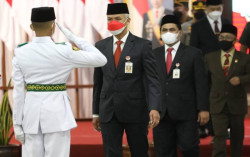 Gubernur Jateng Kukuhkan Paskibraka 2022