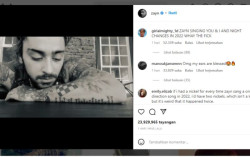 Zayn Malik Trending di Instagram Setelah Posting Ini