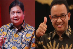 Survei: Dipasangkan dengan Ganjar atau Anies, Airlangga Capres Teratas