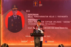 Diresmikan Menkumham Yasonna, Pembangunan Bapas Kelas I Jogja Habiskan Rp7 Miliar