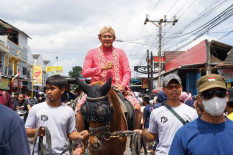 Warga Sidokarto Godean Gelar Kirab Budaya Bedhol Projo