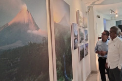 Foto Visual Merapi Dipamerkan Selama Sebulan ke Depan di UII