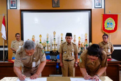 Yes! Kini Seluruh Kalurahan di Rongkop Telah Melaksanakan Penandatanganan PKS