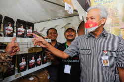 Wajah Ganjar Pranowo Terpampang di Kemasan Produk Kopi Temanggung