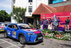 GM PLN Jateng DIY Lepas Touring Mobil Listrik, SPKLU Siaga Sepanjang Rute