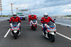 Perkuat Komitmen Kendaraan Listrik, AHM Ikuti Touring dan Pameran Kendaraan Listrik KTT G20