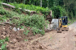 Sempat Tertutup Tanah Longsor, Begini Kondisi Akses Jalan di Seropan II