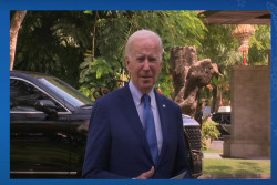 Luhut Sampai Terkejut! Lihat Aksi Jokowi Pegangi Biden yang Nyaris Terjatuh