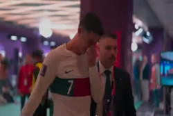 Ronaldo Menangis di Lorong Stadion Seusai Portugal Tersingkir dari Piala Dunia 2022