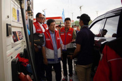 Jelang Nataru, Direktur Utama Pertamina Patra Niaga Tinjau Titik Satgas Jateng & DIY