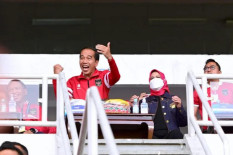 Presiden Jokowi Doakan Indonesia Raih Kemenangan Atas Brunei di Piala AFF 2022