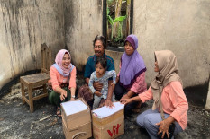Rumah Terbakar, Petani di Gunungkidul Ini Dapat Bantuan