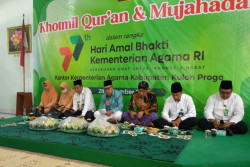 Sambut HAB, ASN Kankemenag Kulonprogo Lakukan 77 Kali Khatmil Quran
