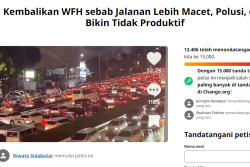 15.000 Orang Dukung Petisi Kembalikan WFH, Ini Alasannya..