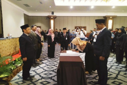 KPU Bantul Lantik 85 PPK untuk Pemilu 2024