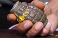 Granat Nanas Peninggalan Zaman Belanda Ditemukan di Balai Kota Surabaya
