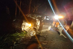 Kijang Tabrak Dua Motor di Moyudan, Satu Pengendara Motor Meninggal