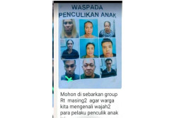 Waspada, Hoaks Wajah Penculik Anak Beredar di Grup Whatsapp Warga Jogja