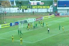Barito Putera vs PSS Sleman: Gol Yevhen Bawa PSS Sleman Unggul 0-1